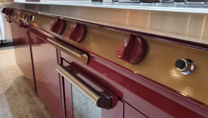 Commercial Kitchen Red Range